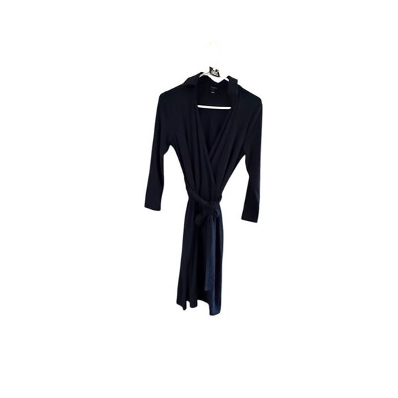 Ann Taylor, Black size 2 collar midi dress - Picture 9 of 10